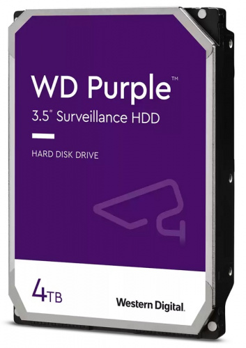   WD SATA-III 4Tb WD42PURZ Surveillance Purple (5400rpm) 256Mb 3.5"