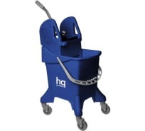 Одноведерная тележка HQ profiline с универсальным отжимом, синяя, 31 л