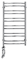 Domoterm Калипсо П12 50x100 см EL, левый, хром