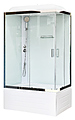 Royal Bath RB8100BP5-WT-CH-L левая 100х80 см