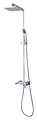 LEMARK Contest LM5862CW с верхней душевой лейкой "Тропический дождь", хром/белый