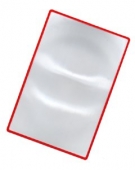 Лупа карманная линза Френеля гибкая 3X