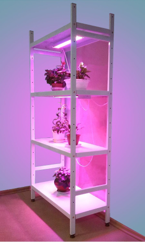 Стеллаж для растений (с подсветкой) Стеллаж для растений (с подсветкой)
