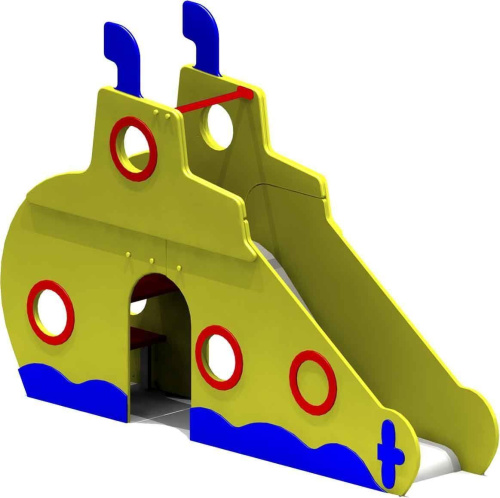 Горка детская Подводная лодка h 92 см (нержавеющая сталь) Горка детская Подводная лодка h 92 см (нержавеющая сталь)