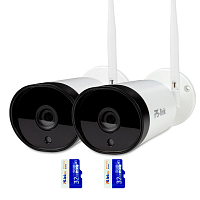 Комплект видеонаблюдения WIFI Ps-Link KIT-XMJ302-WIFI 3Мп 2 камеры Комплект видеонаблюдения WIFI Ps-Link KIT-XMJ302-WIFI 3Мп 2 камеры