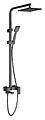 TIMO Selene SX-2013/03 с верхней душевой лейкой "Тропический дождь", черный TIMO Selene SX-2013/03 с верхней душевой лейкой "Тропический дождь", черный