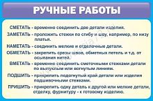 Стенд Ручные работы, 0,9х0,6 м