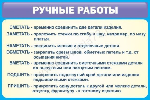 Стенд Ручные работы, 0,9х0,6 м