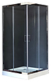 Royal Bath RB HPD-T-CH 80x80x185 см, прозрачное, хромированный профиль Royal Bath RB HPD-T-CH 80x80x185 см, прозрачное, хромированный профиль