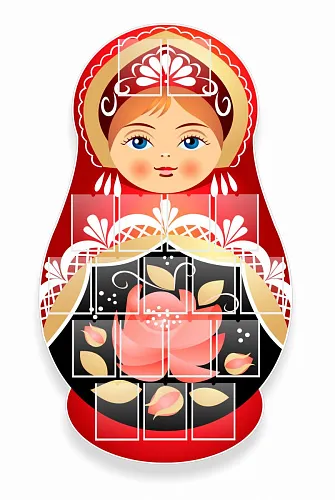 Стенд Матрешка , резной, арт. ДС-1520 Стенд Матрешка , резной, арт. ДС-1520