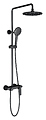 TIMO Anni SX-2710/03 с верхней душевой лейкой "Тропический дождь", черный TIMO Anni SX-2710/03 с верхней душевой лейкой "Тропический дождь", черный