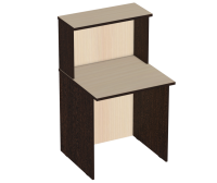 Модульная стойка администратора-ресепшн (модуль прямой, 700х680х1200 мм) Модульная стойка администратора-ресепшн (модуль прямой, 700х680х1200 мм)