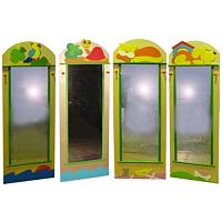 Зеркало детское с декором в холл Большое 50см x 3см x 136см