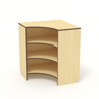 Стеллаж для зонирования угловой, 675х380х815 мм Стеллаж для зонирования угловой, 675х380х815 мм