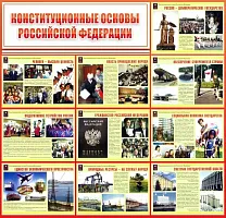 Стенд Конституционные основы РФ, арт. ШК-1689