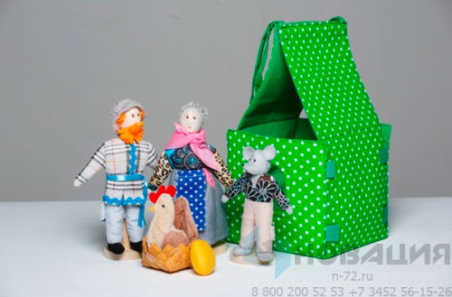 Театр Курочка Ряба с домиком Театр Курочка Ряба с домиком