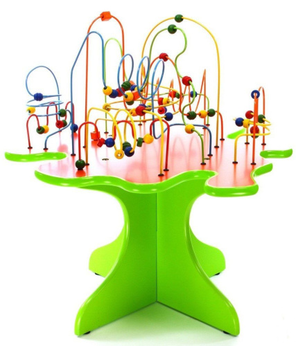 Стол-лабиринт с бусинами