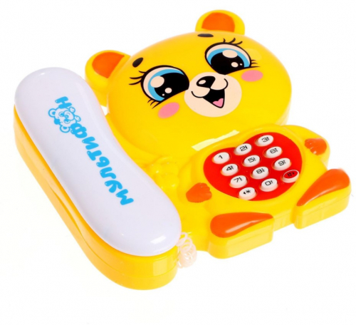 Музыкальный телефон Весёлый мишутка Музыкальный телефон Весёлый мишутка