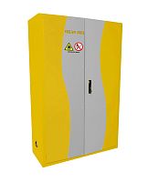Шкаф для хранения химических реактивов огнеупорный ЛВЖ, 1670х1090х450 мм (огнестойкость 10 мин)