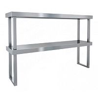 НПСТ2-7/4 (H=800мм) полка настольная двойная, HICOLD RUS