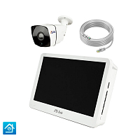 Комплект видеонаблюдения IP Ps-Link KIT-C501IP-POE-LCD 5Мп 1 камера монитор Комплект видеонаблюдения IP Ps-Link KIT-C501IP-POE-LCD 5Мп 1 камера монитор