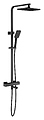 TIMO Tetra-Thermo SX-0169/03 с верхней душевой лейкой "Тропический дождь", черный TIMO Tetra-Thermo SX-0169/03 с верхней душевой лейкой "Тропический дождь", черный