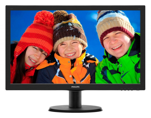 Philips 23.6" 243V5LSB (00/01) черный TN+film LED 5ms 16:9 DVI матовая 250cd 1920x1080 D-Sub Philips 23.6" 243V5LSB (00/01) черный TN+film LED 5ms 16:9 DVI матовая 250cd 1920x1080 D-Sub