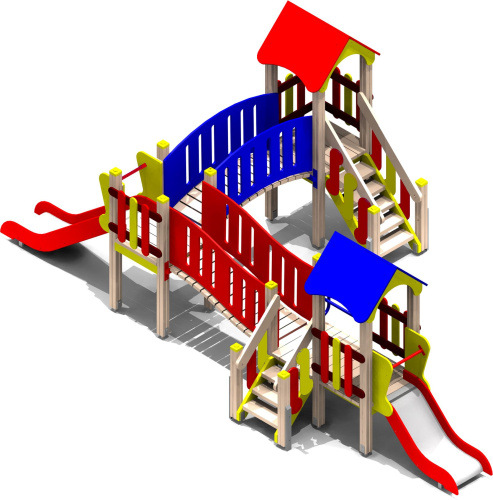 Детский игровой комплекс №24, 6570х3735 мм