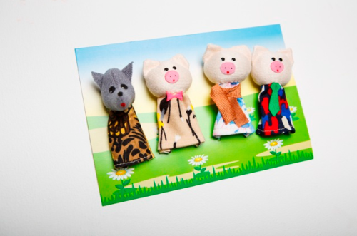 Театр Три поросенка пальчиковый Театр Три поросенка пальчиковый