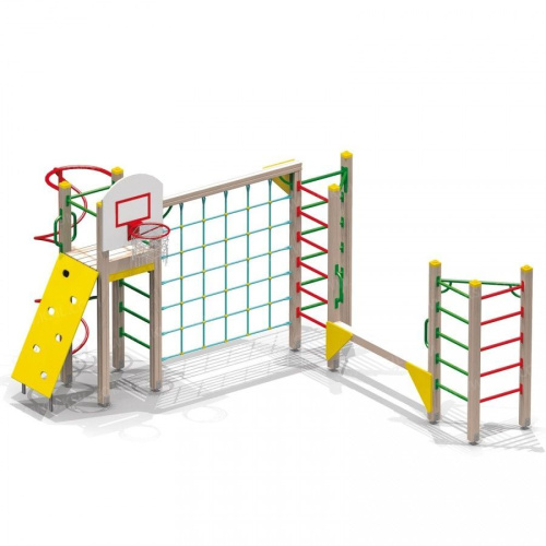 Детский спортивный комплекс №18, 4650х4165 мм Детский спортивный комплекс №18, 4650х4165 мм