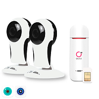 Комплект видеонаблюдения 4G Ps-Link KIT-XMP102-4G 1Мп 2 камеры Комплект видеонаблюдения 4G Ps-Link KIT-XMP102-4G 1Мп 2 камеры