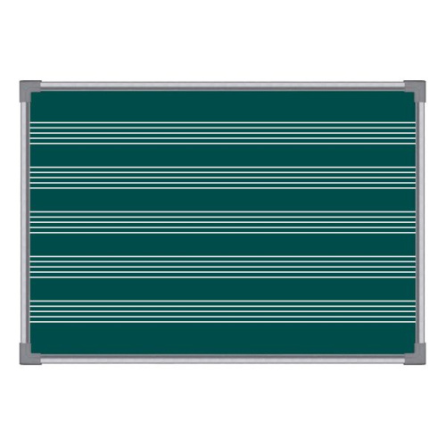 Доска 1-элементная меловая магнитная, нотный стан 1х1,5м