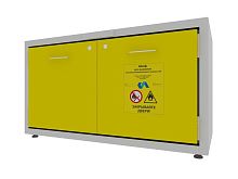 Шкаф для хранения химических реактивов огнеупорный ЛВЖ-1100