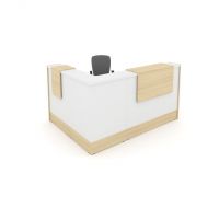 Стойка администратора угловая с тумбой Стойка администратора угловая с тумбой