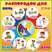 Стенд Распорядок дня, арт. ДС-04209