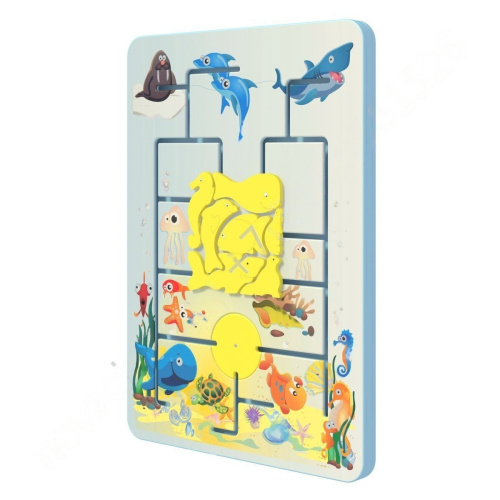 Панель детская игровая дидактическая Среда обитания океан Панель детская игровая дидактическая Среда обитания океан