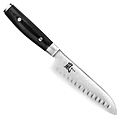 YAXELL Run Santoku YA36001G с углублениями на лезвии YAXELL Run Santoku YA36001G с углублениями на лезвии