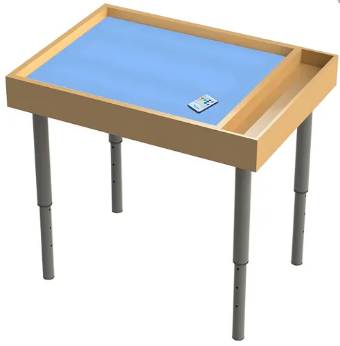 Стол на ножках для рисования песком Радуга-RGB с пультом, с отсеком (кармашком) для песка, арт. СК-1 Стол на ножках для рисования песком Радуга-RGB с пультом, с отсеком (кармашком) для песка, арт. СК-1