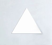 Треугольная стеклянная магнитно-маркерная доска