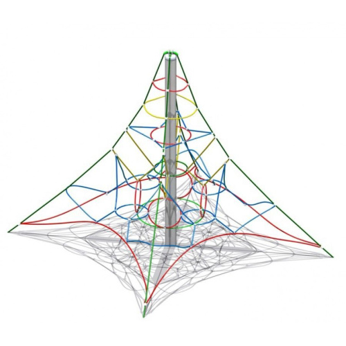 Сетка Пирамида (малая), 4900х4900х2800 мм