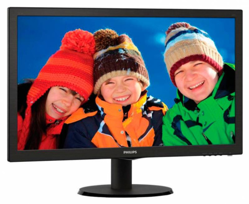 Philips 23.6" 243V5LAB (00/01) черный TN+film LED 5ms 16:9 DVI M/M полуматовая 250cd Philips 23.6" 243V5LAB (00/01) черный TN+film LED 5ms 16:9 DVI M/M полуматовая 250cd