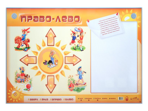 Интерактивный стенд Право, лево с маркерными полями Интерактивный стенд Право, лево с маркерными полями