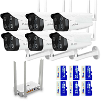 Комплект видеонаблюдения WIFI Ps-Link KIT-XME306R-WIFI 3Мп 6 камер Комплект видеонаблюдения WIFI Ps-Link KIT-XME306R-WIFI 3Мп 6 камер