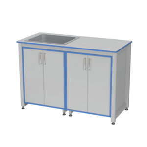 Стол-мойка лабораторный ПР.МЛН.130.60.90 (раковина из нержавеющей стали) Стол-мойка лабораторный ПР.МЛН.130.60.90 (раковина из нержавеющей стали)