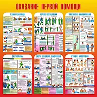 Стенд Оказание первой помощи, арт. ШК-1660