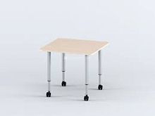 Стол детский Квадратный на металлических ножках