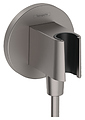 Hansgrohe HG Fixfit S 26888340 с держателем душа, черный хром Hansgrohe HG Fixfit S 26888340 с держателем душа, черный хром