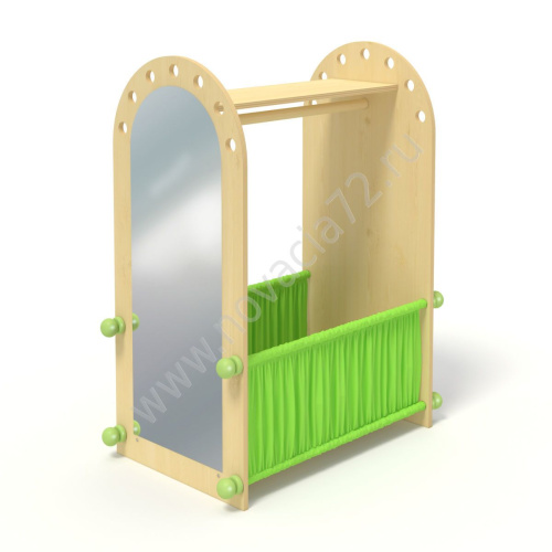 Вешалка ряжения для детей Роджерсия с зеркалом Вешалка ряжения для детей Роджерсия с зеркалом