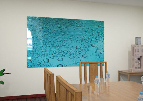 Стеклянная магнитно-маркерная доска Logo с нанесением изображения