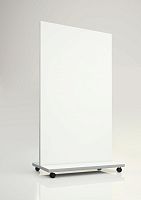Мобильная стеклянная магнитно-маркерная доска
